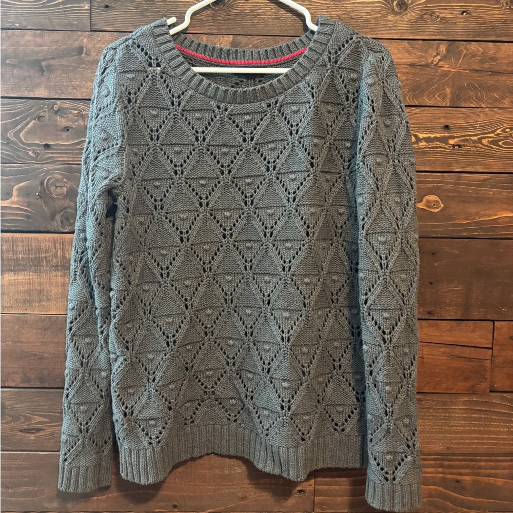 Tommy Hilfiger Gray Knit Sweater